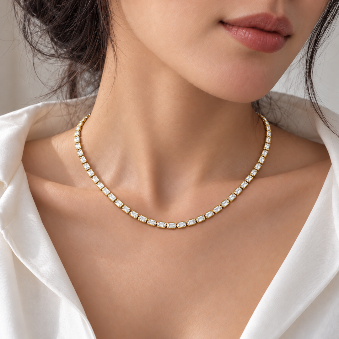 Lumière Tennis Necklace (MG473)