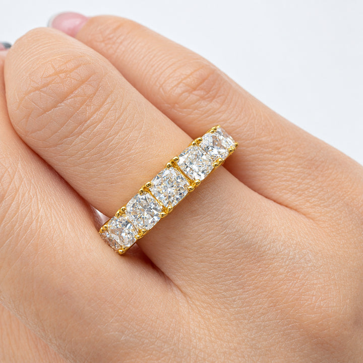 Cushion Cut Full Eternity Ring (MG019)