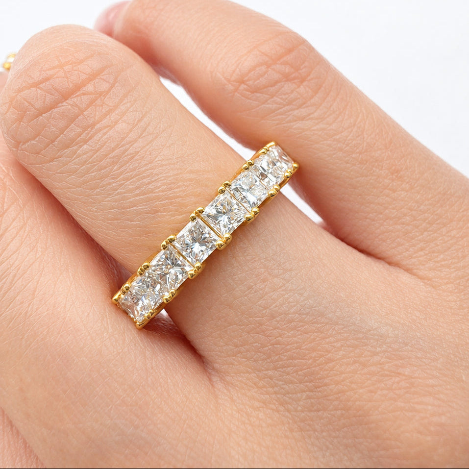 Princess Cut Eternity Ring