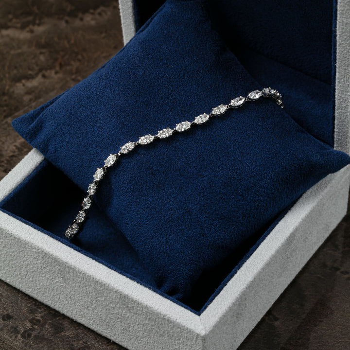 Marquise Cut Tennis Bracelet (MG083)