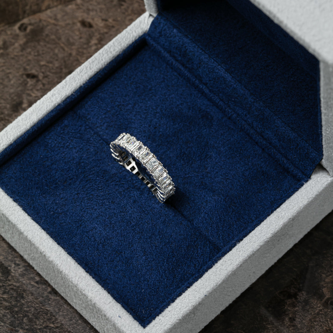 Radiant Cut Full Eternity Ring