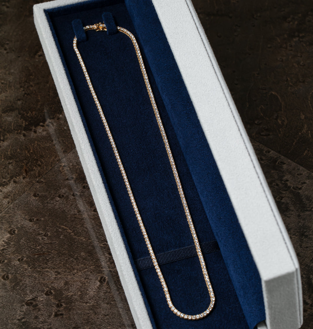 Round Tennis Necklace