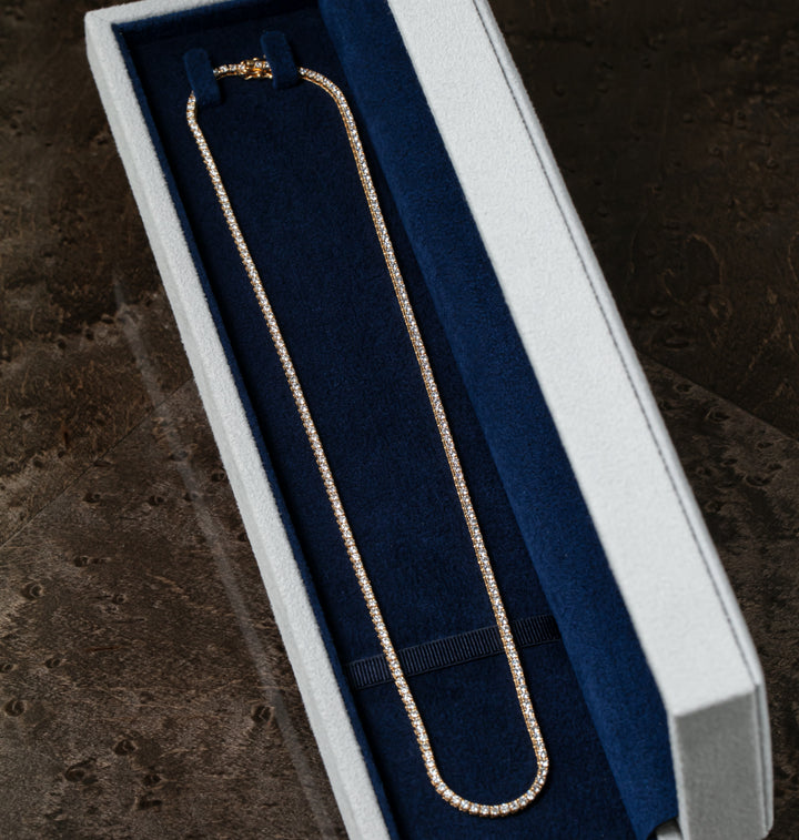 Round Tennis Necklace