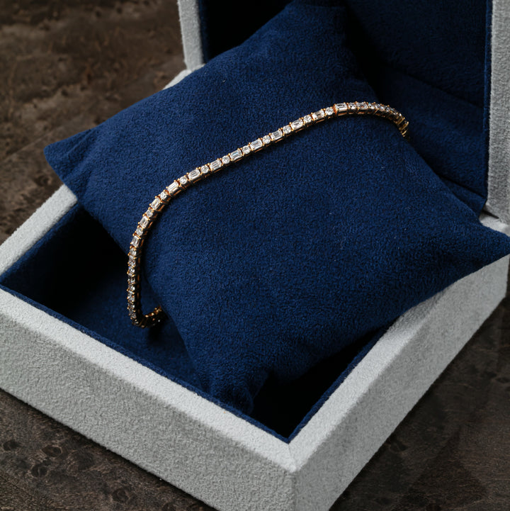 Facet Rhythm Tennis Bracelet