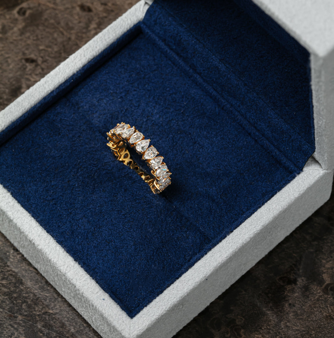 Signature Pear Eternity Ring