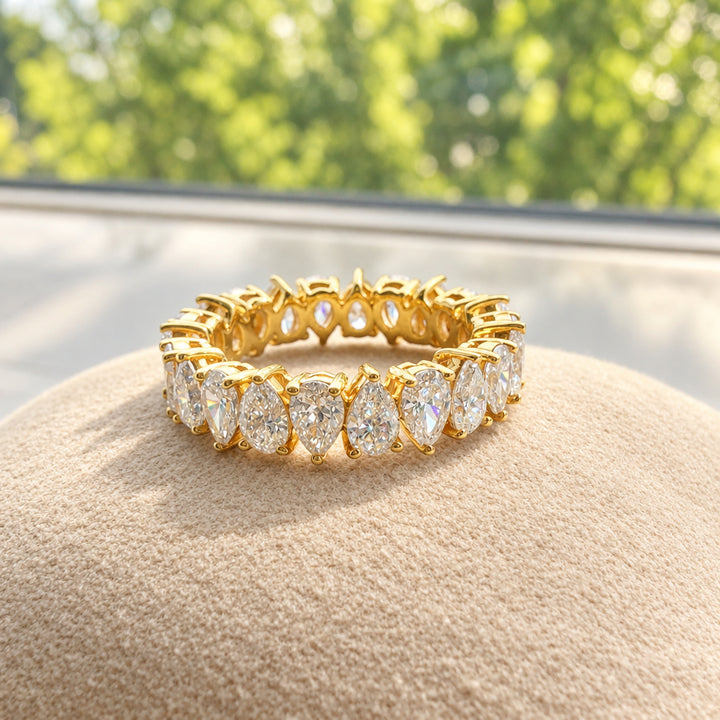 Signature Pear Eternity Ring