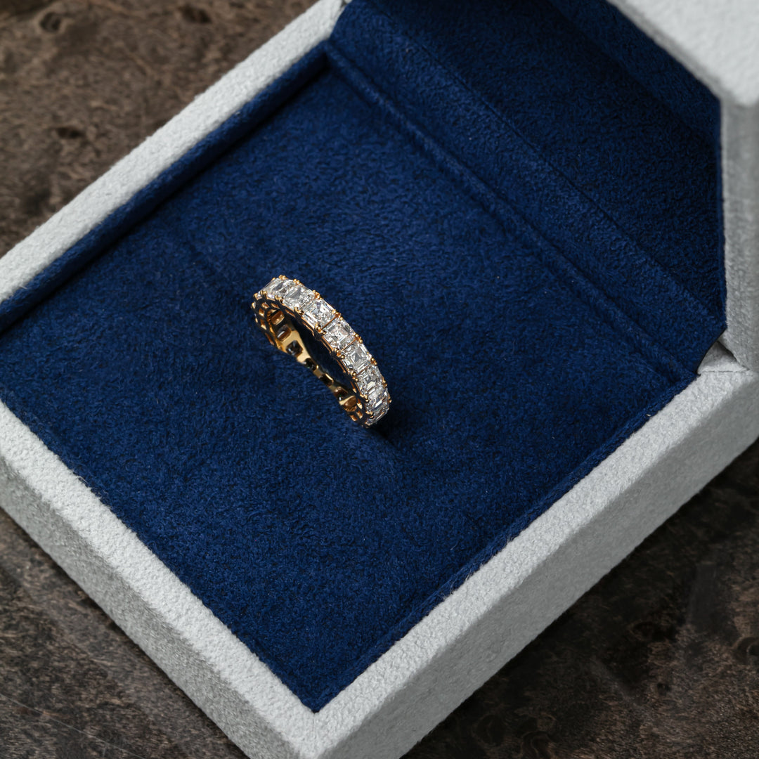 Asscher Cut Full Eternity Ring (MG252)