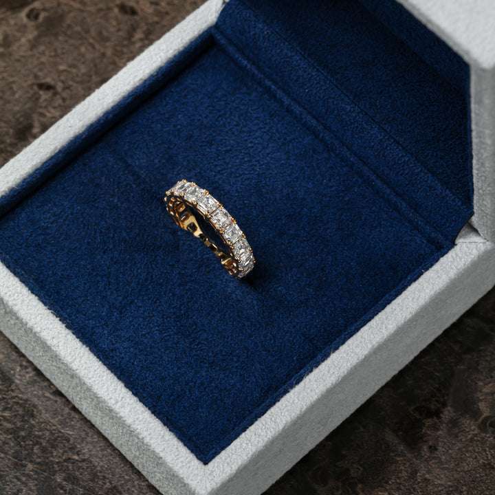 Asscher Cut Full Eternity Ring (MG252)