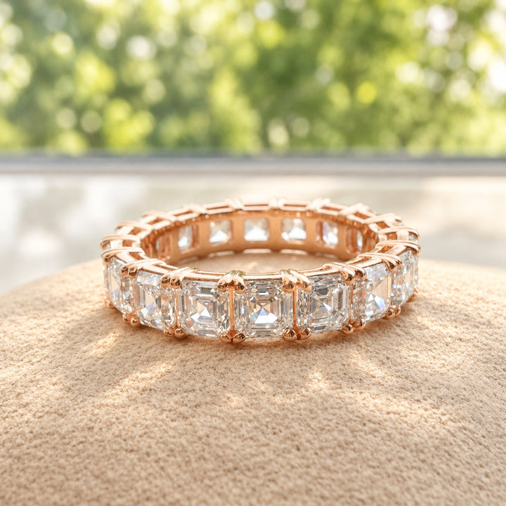 Asscher Cut Full Eternity Ring (MG252)