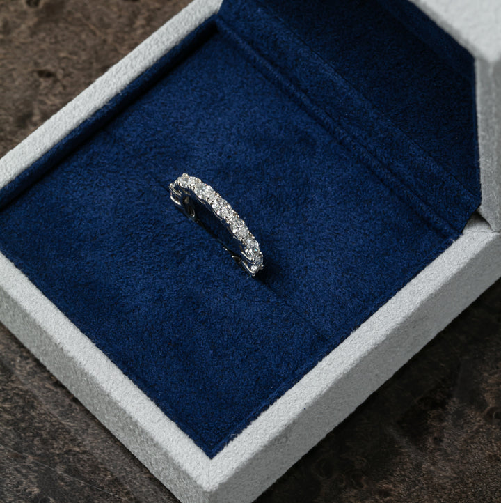 Oval Aurora Eternity Ring