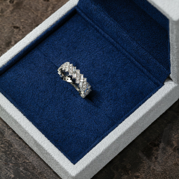 Chevron Royale Eternity Ring (MG295)