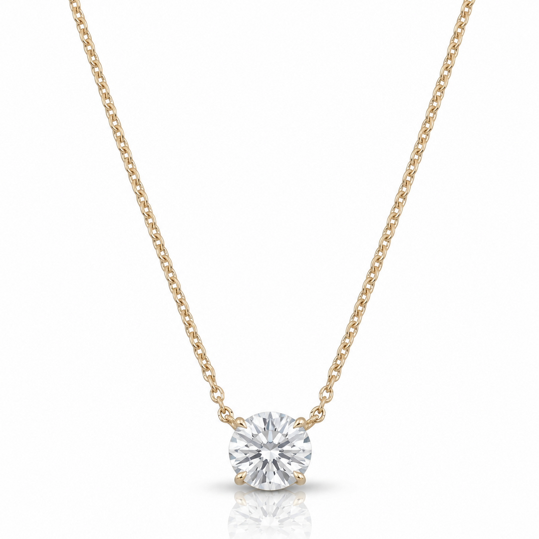 M Grace Pure Light Solitaire Necklace (MG370)