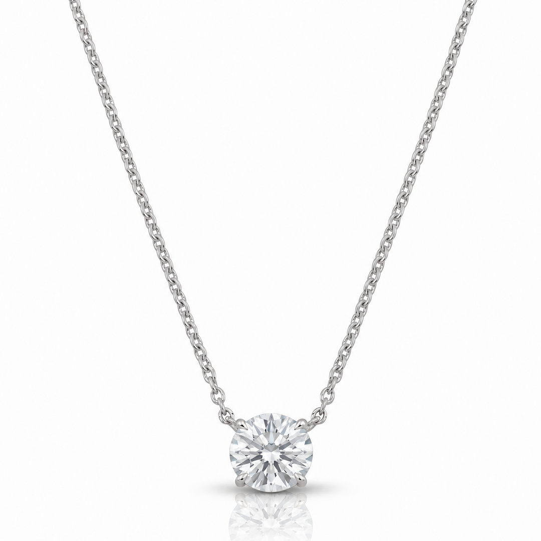 M Grace Pure Light Solitaire Necklace (MG370)