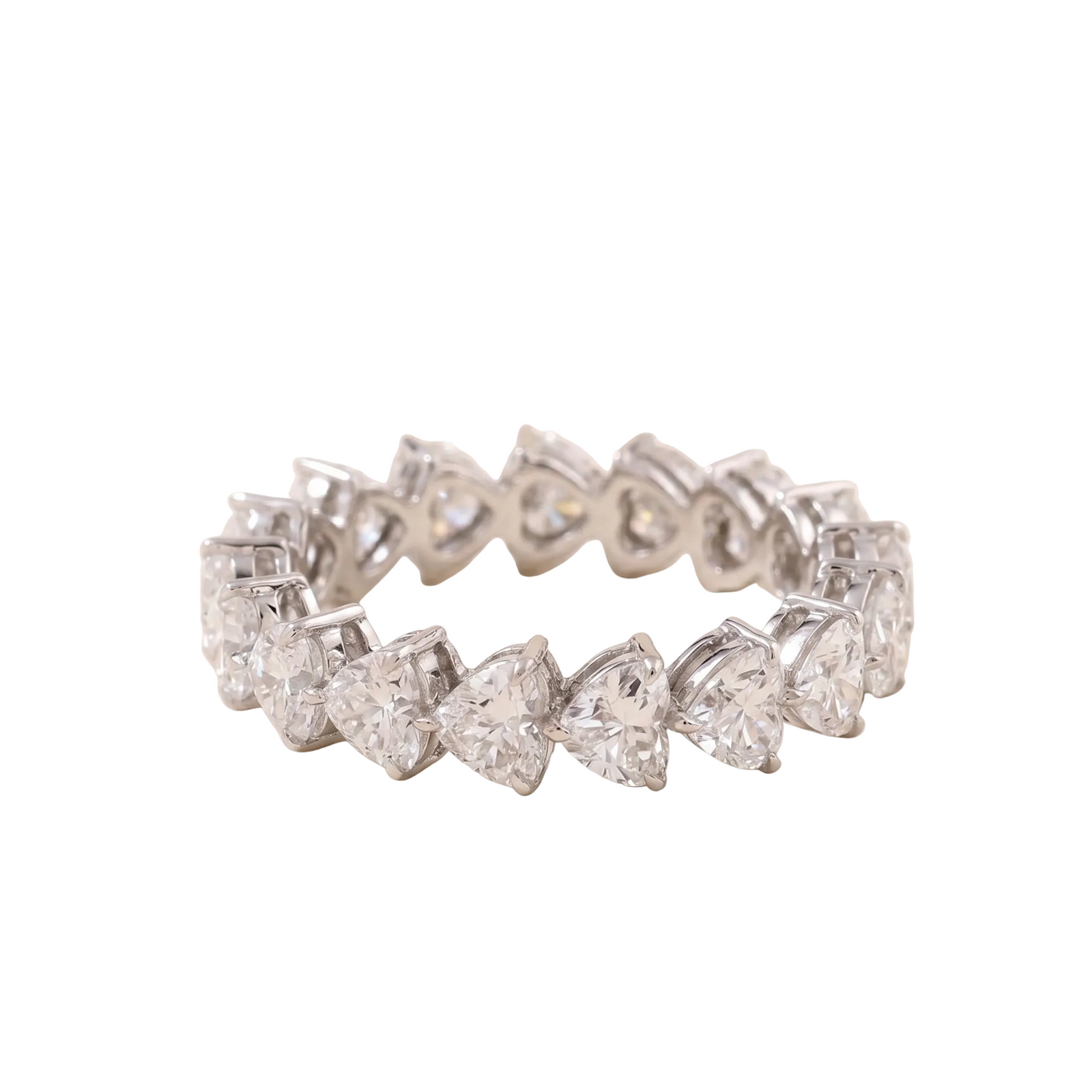 Valence Eternity Ring in Platinum | M Grace Jewelry