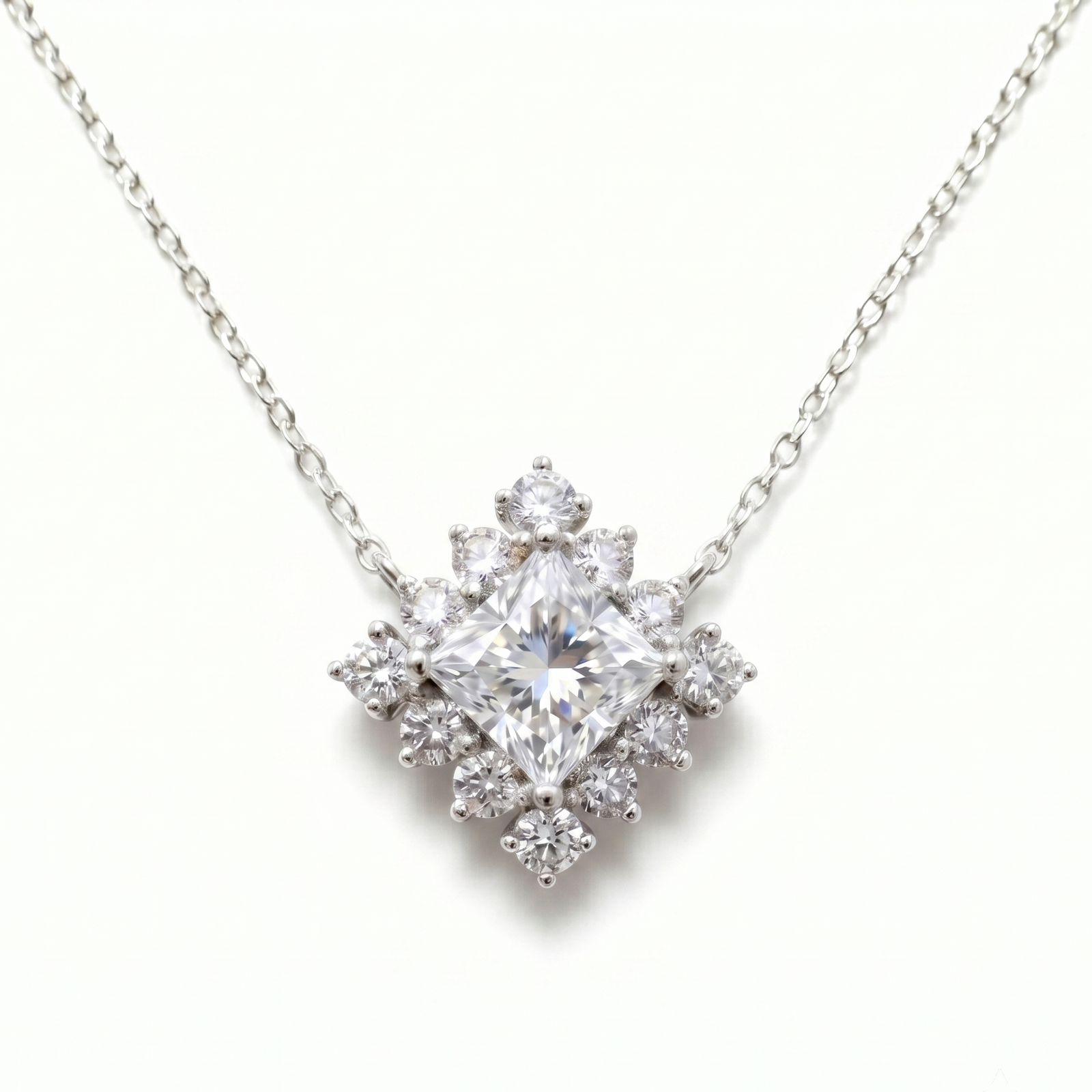 Asteria Necklace in Platinum | M Grace Jewelry