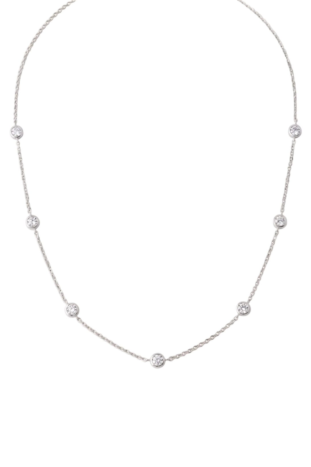 Constellation Diamond Necklace in Platinum | M Grace Jewelry