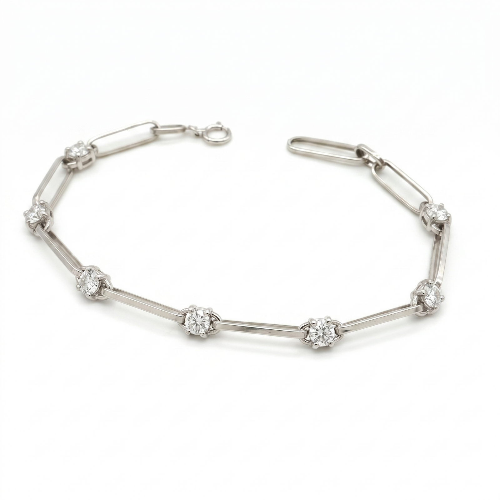 Linea Solitaire Bracelet | M Grace Jewelry